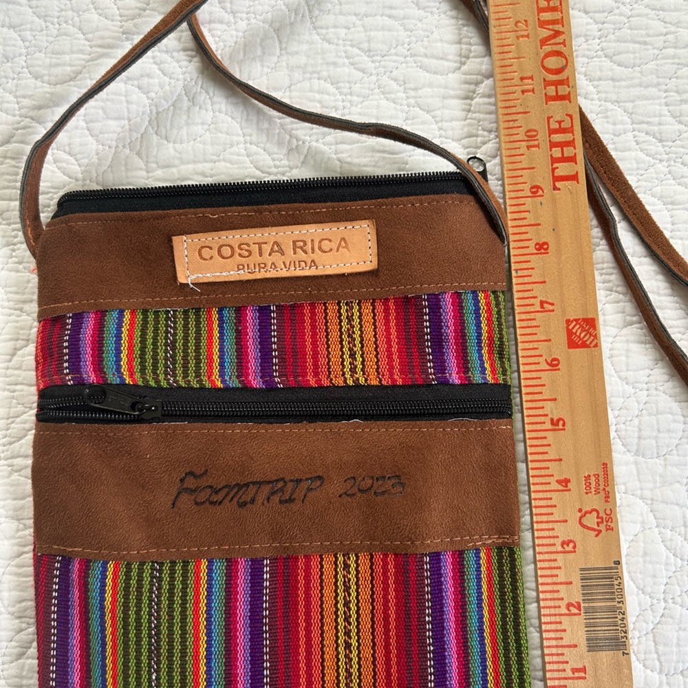 Colorful Striped Crossbody Bag